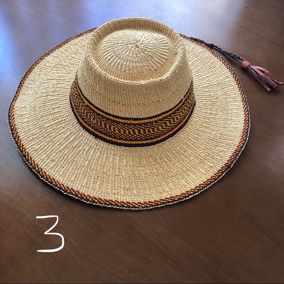 🌻 African Wide Brim Woven Straw Sun Hats 🌻 - Picture 7 of 8